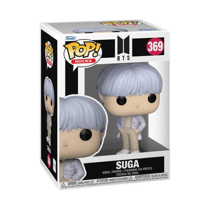 POP! Rocks: BTS #369 Suga Vinyl Figure