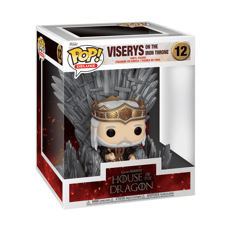 POP! Deluxe: House of The Dragon #12 Viserys on The Iron Throne Vinyl Figure