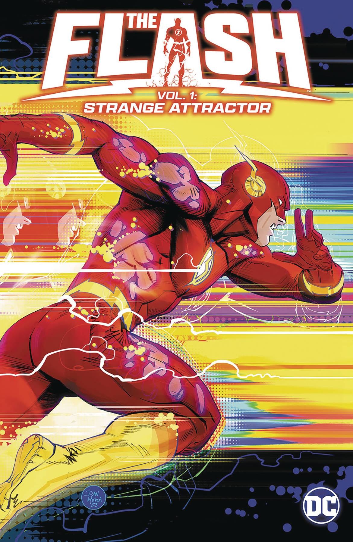 Flash (2023) (Trade Paperback) Vol. 01 Strange Attractor (Direct Market Exclusive - Dan Mora Cover)