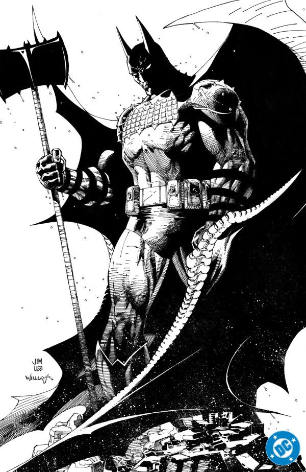 Absolute Batman #1 Cover H 1:100 Jim Lee Black & White Virgin Variant