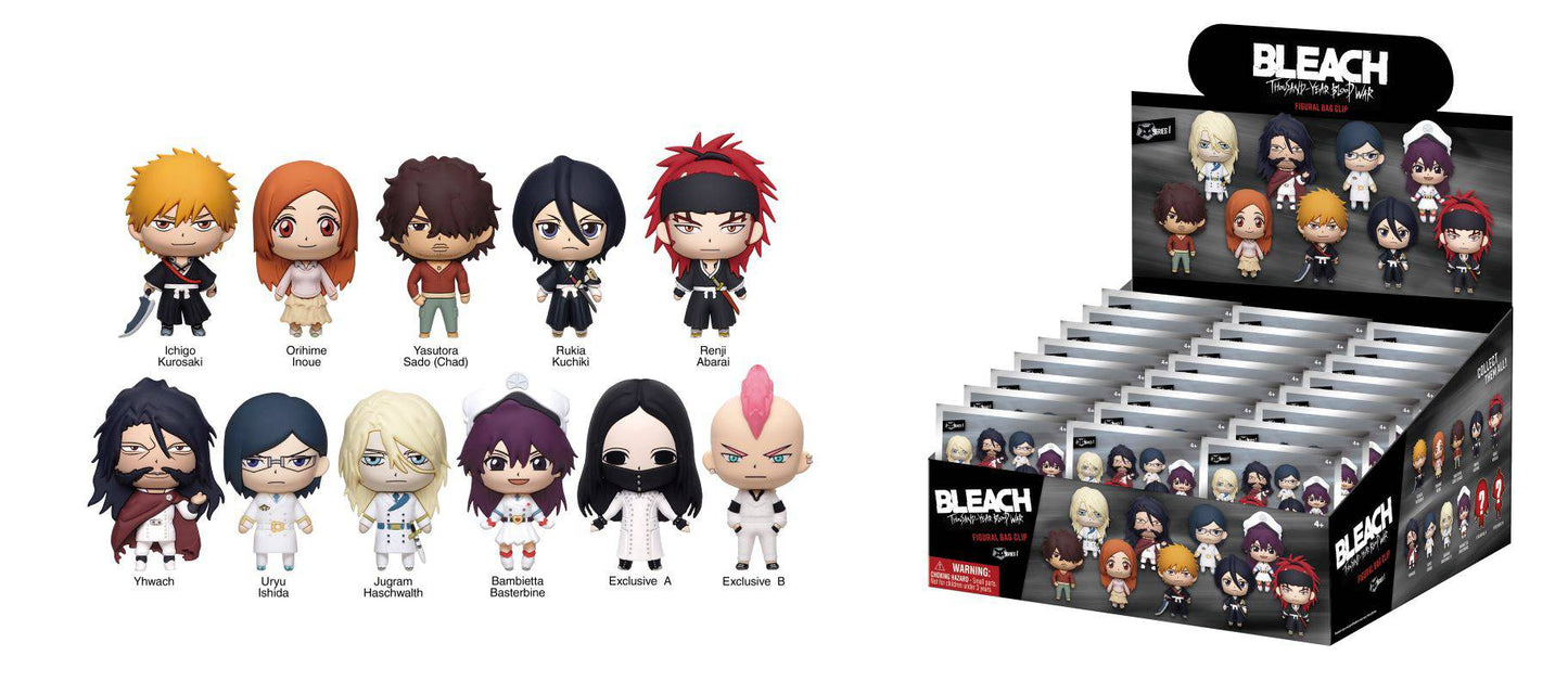 Bleach Thousand Year Blood War 3D Foam Bag Clip