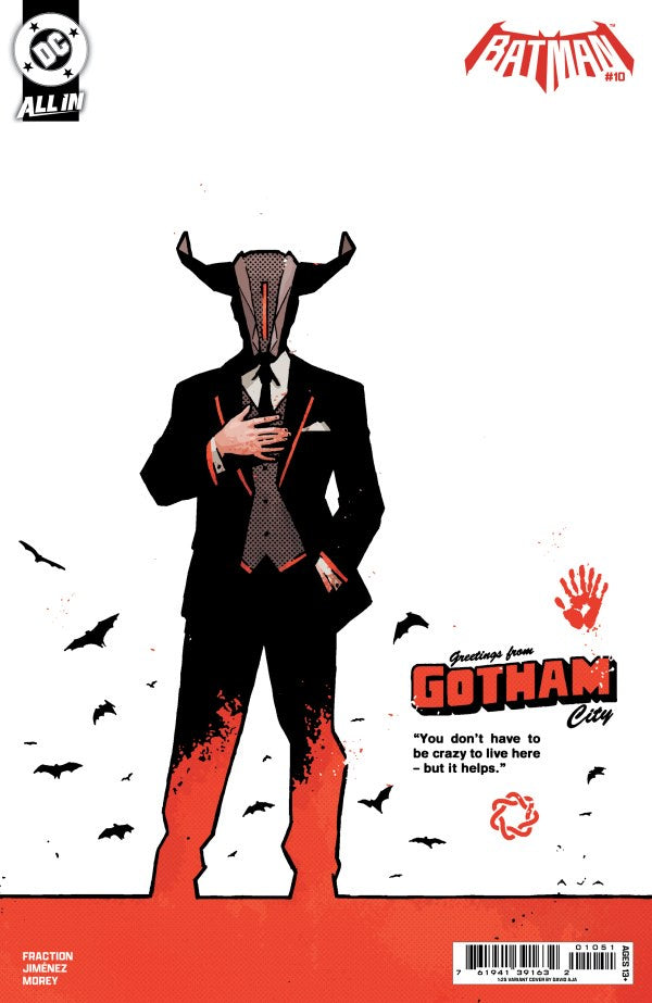 Batman #10 Cover F 1:25 David Aja Variant