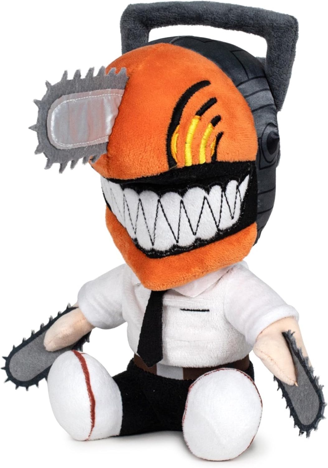 A Chainsaw Man Devil Denji anime soft plush toy
Produced using the highest quality fabrics, softest stuffing and excellent detailing to make this soft toy realistic to the character from the popular anime and manga series
This soft toy measures approximately 10” (27cm) in height
Officially licensed Chainsaw Man Anime plush soft toy
Suitable from 12 months