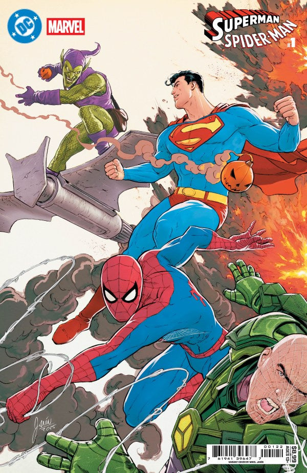DC / Marvel: Superman / Spider-Man #1 Cover J Mikel Janín Variant