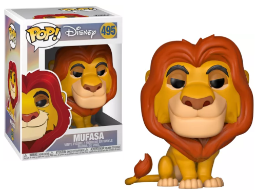 Funko Pop! Mufasa figure from Disney's The Lion King with packaging.