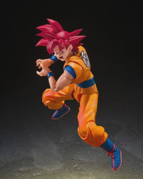 DRAGON BALL SUPER - SSG Son Goku "God Aura" - Fig. S.H. Figuarts 15cm