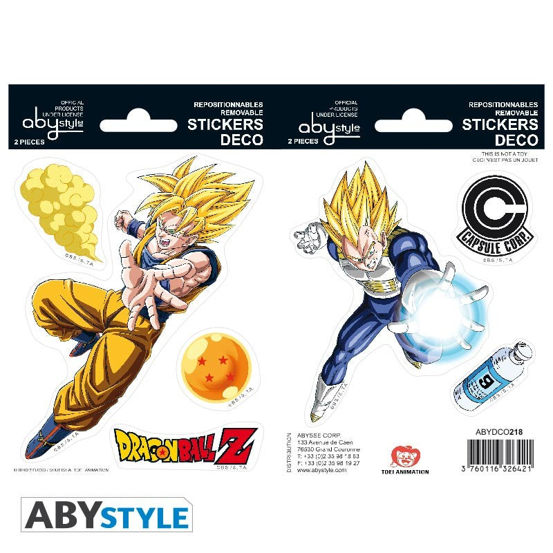 DRAGON BALL Z Mini Stickers Goku Vegeta (16x11cm)