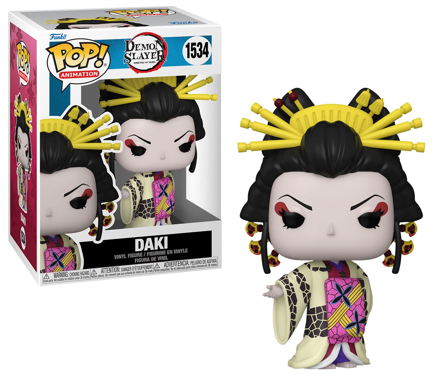 POP! Animation: Demon Slayer: Kimetsu No Yaiba #1534 Daki Vinyl Figure