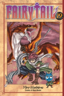 Cover of 'Fairy Tail' Volume 19 with a dragon and character illustration.