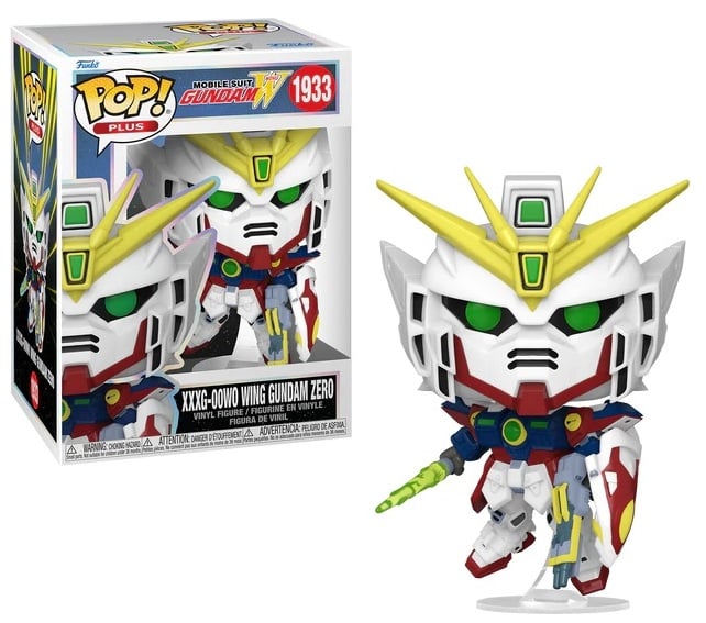 Funko Pop! vinyl figure of Wing Gundam Zero with packaging on a white background