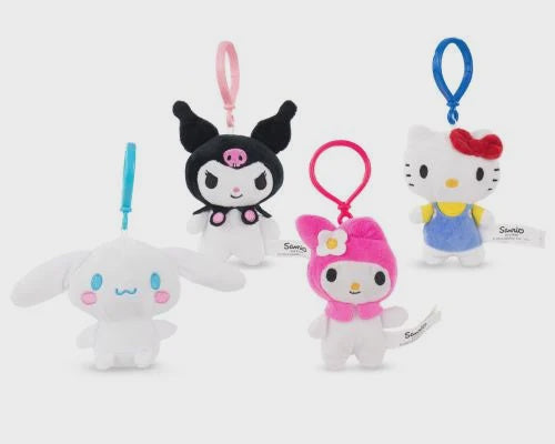 HELLO KITTY & Friends - Assortment of 16 Bag Clips 4 Models - 15cm
