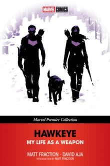 Marvel Comics book cover featuring two silhouettes and a dog in a snowy landscape.