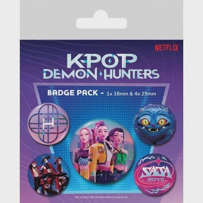 K-Pop Demon Hunters Badge Pack