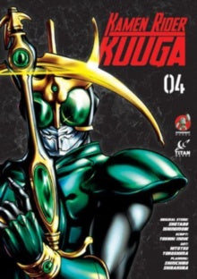 Kamen Rider Kuuga character on a black background with the title 'Kamen Rider Kuuga' at the top.