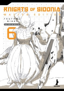 Manga book cover of 'Knights of Sidonia' with black and white illustration
