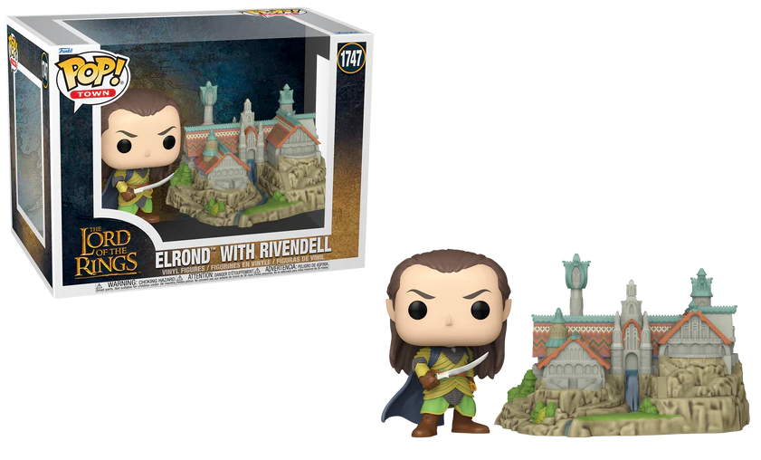 LORD OF THE RINGS - POP TOWN # 1747 - Elrond & Rivendell