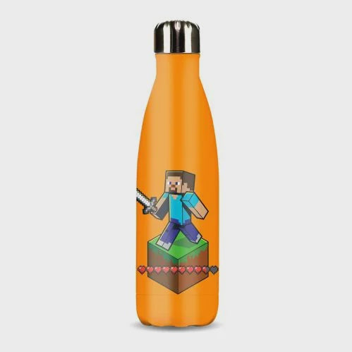 MINECRAFT - Steve - Metal Water Bottle 500ml