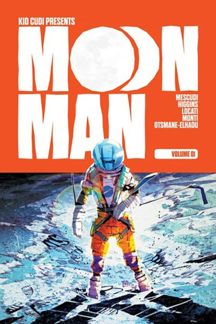 Comic book cover featuring a character in a colorful outfit with an orange background