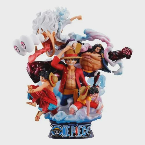 ONE PIECE Logbox Re Birth Luffy Special Statue Petitrama DX 15cm