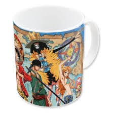 One Piece Group with map mug