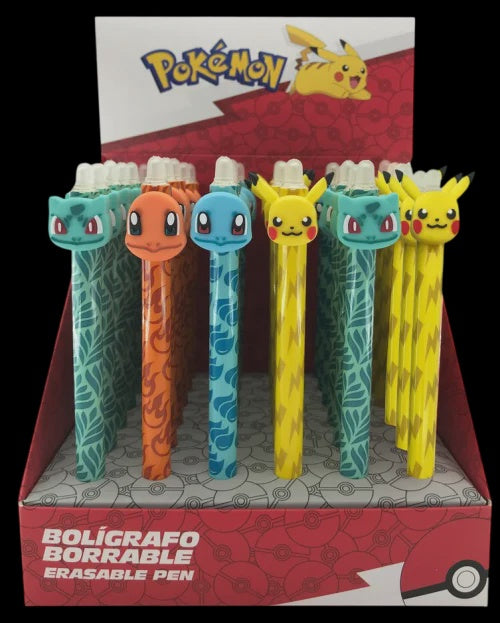 POKEMON - Starter - Head Topper Erasable Gel Pen