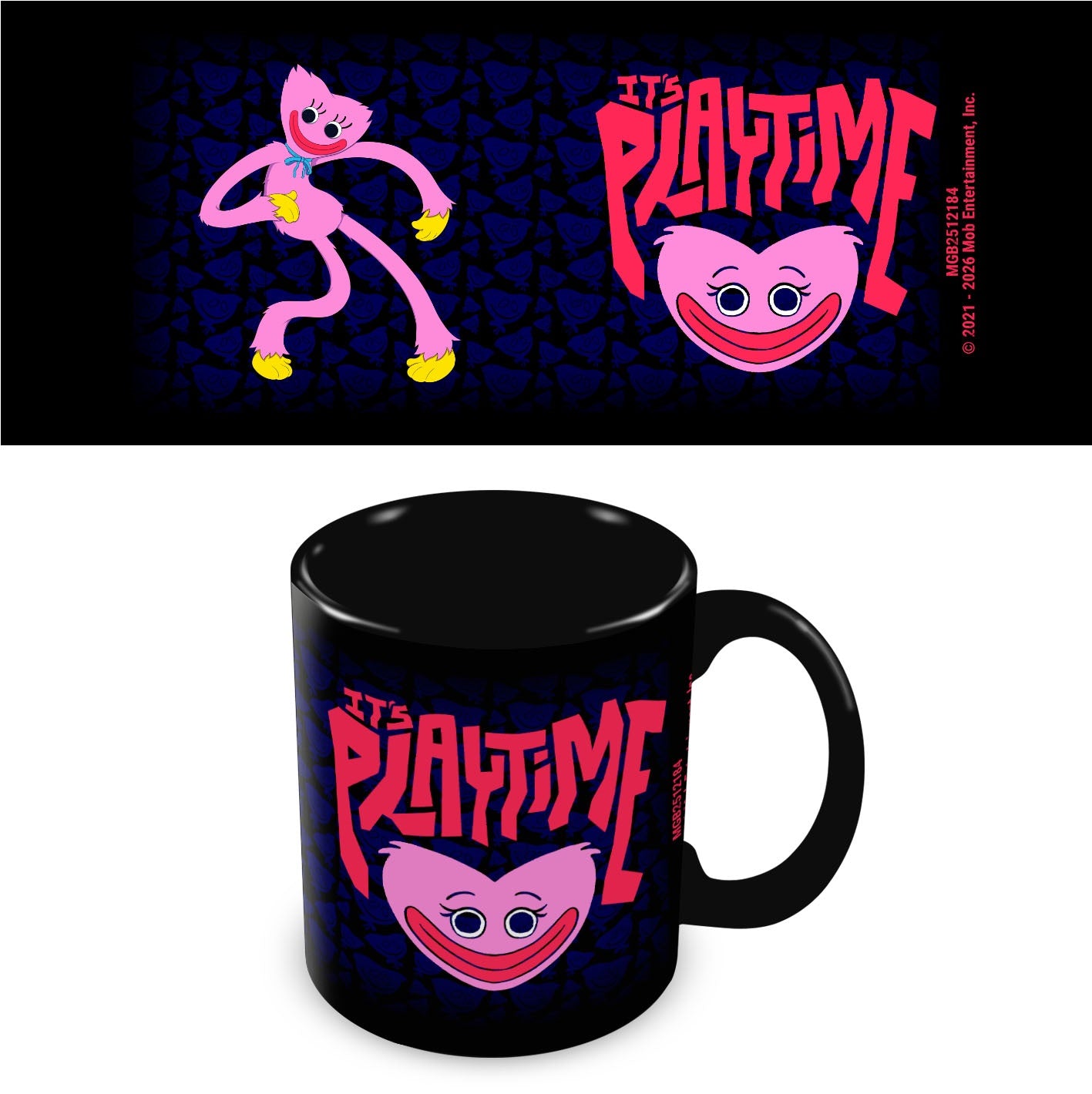 POPPY PLAYTIME (KISSY MISSY) BLACK POD MUG