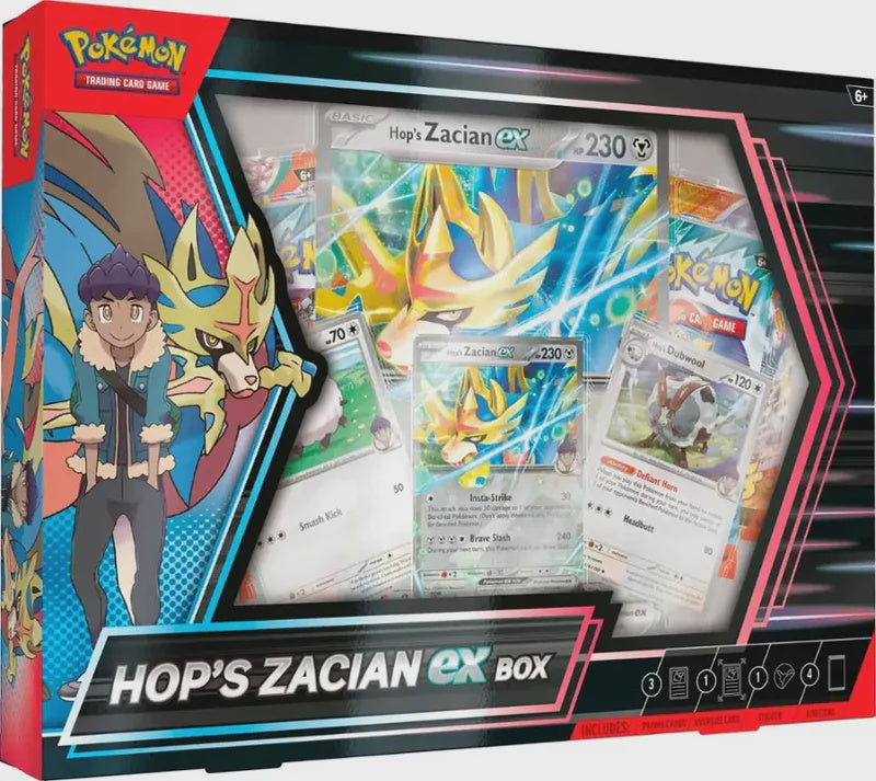 Pokémon Trading Card Game: Hop’s Zacian ex Box