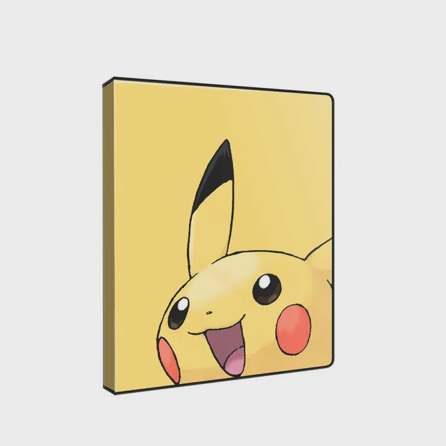 Canvas print of Pikachu on a yellow background
