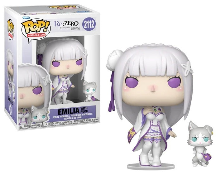 RE ZERO - POP & Buddy # 2112 - Emilia with Puck