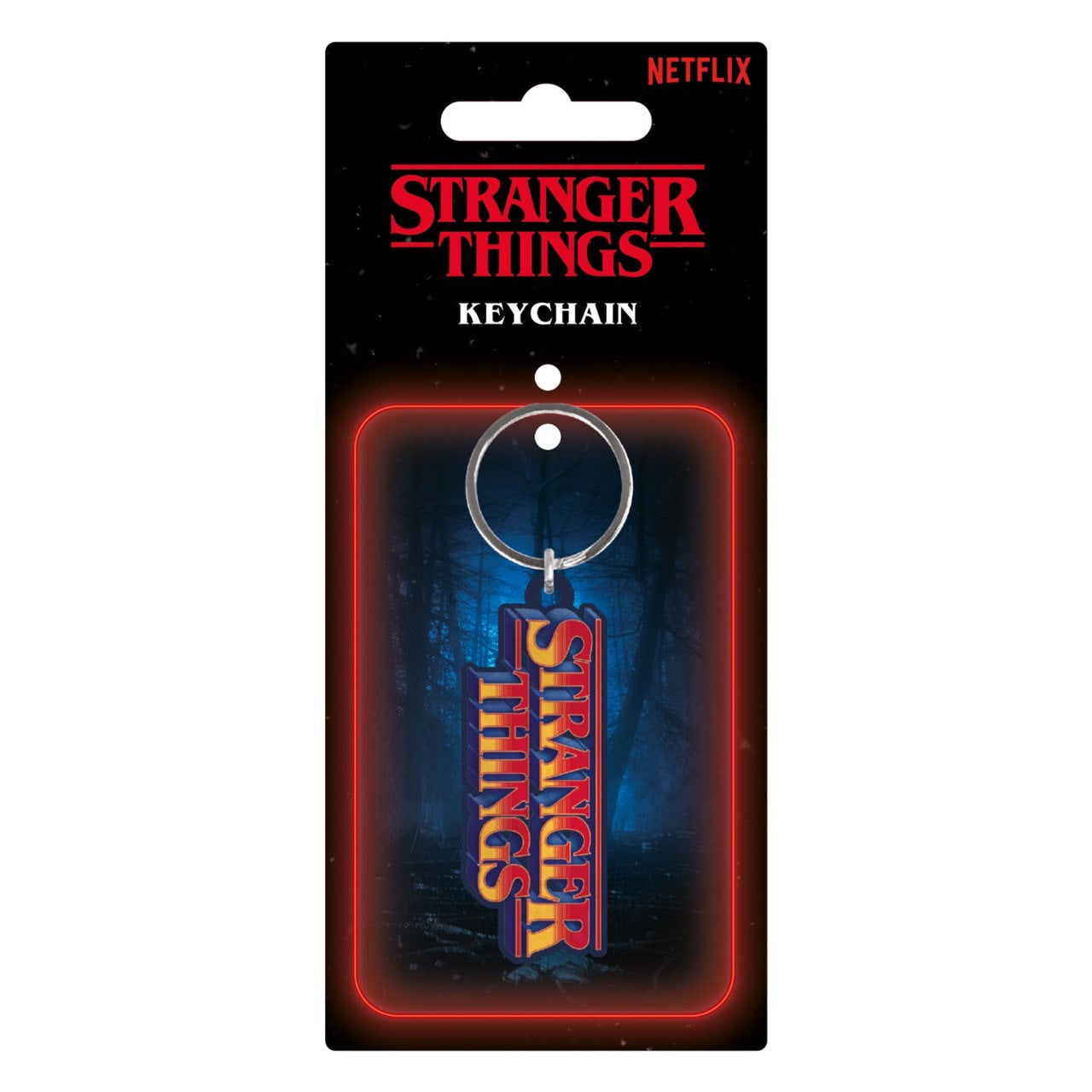 Retro Logo Stranger Things 5 Keychain