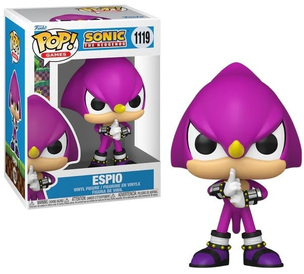 Funko Pop! vinyl figure of Espio from Sonic the Hedgehog with packaging