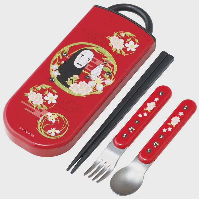 SPIRITED AWAY - No Face - Chopstick spoon and fork set