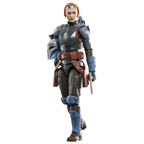 Action figure in a detailed costume on a white background