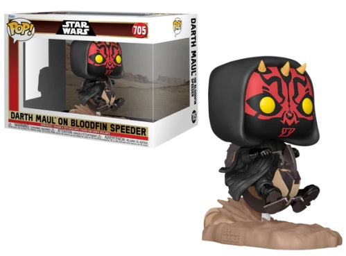 STAR WARS 1 POP Ride DLX #705 Darth Maul on Bloodfin