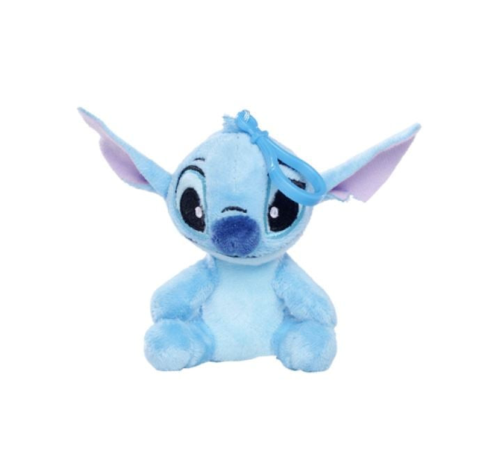 Blue plush toy on a white background