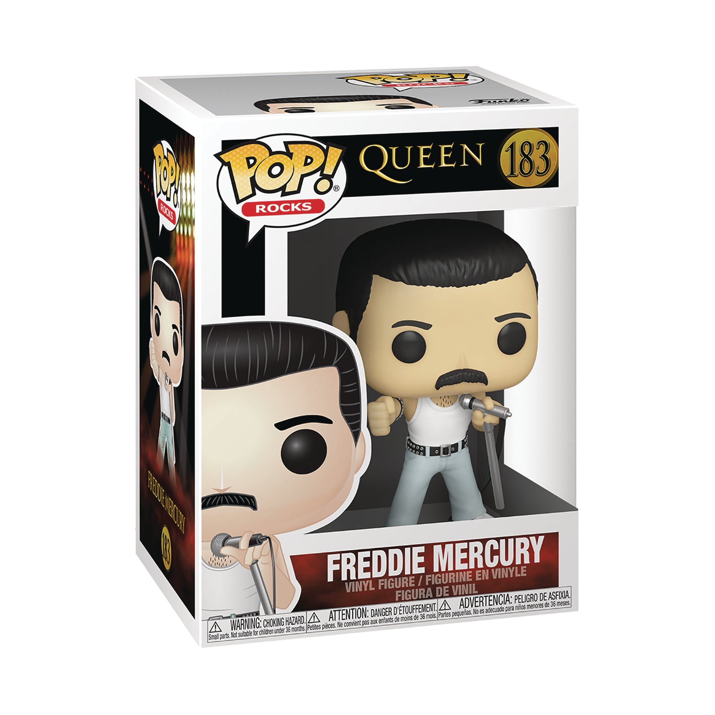 POP! Rocks: Queen #183 Freddie Mercury Vinyl Figure