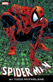 Spider-Man comic book cover with spider web design