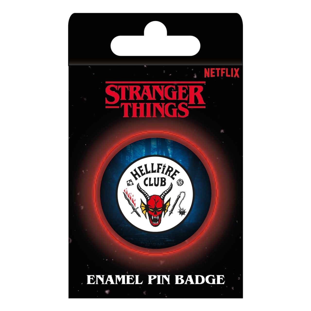 Stranger Things 5 Hellfire Club pin