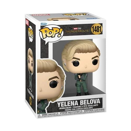 Funko Pop! vinyl figure packaging of Yelena Belova from Marvel's Thunderbolts series.