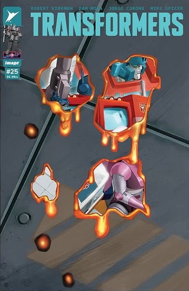 Transformers #25 Cover K Eric Canete Die-Cut Foil Variant