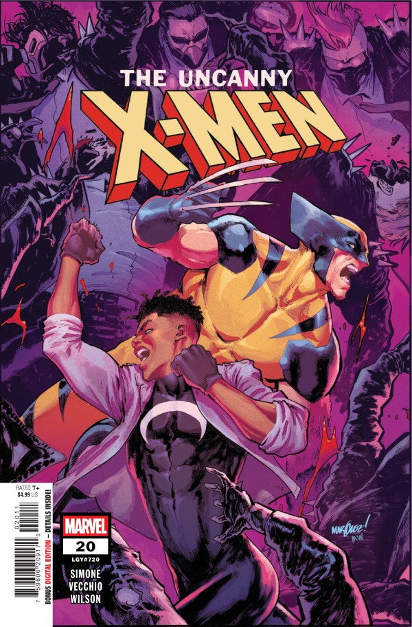 Comic book cover of 'The Uncanny X-Men' featuring Wolverine and Cyclops.