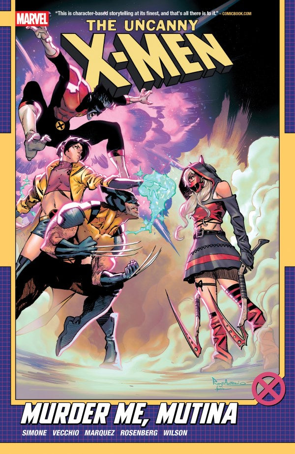 Comic book cover of 'The Uncanny X-Men' featuring characters in action.