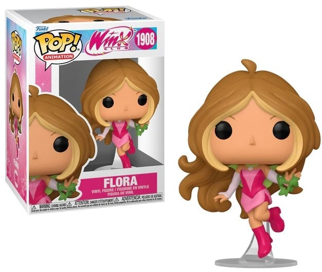 Funko Pop! vinyl figure of Flora from Winx Club with packaging