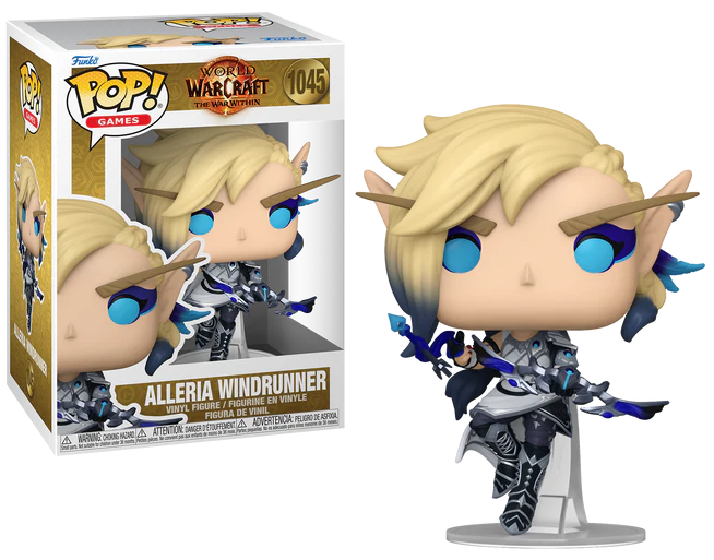 Funko Pop! vinyl figure of Alleria Windrunner from World of Warcraft with packaging.