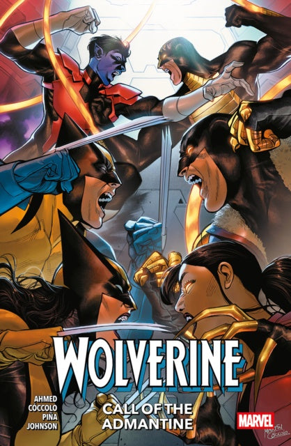 Comic book cover featuring Wolverine with other characters in a fight scene.