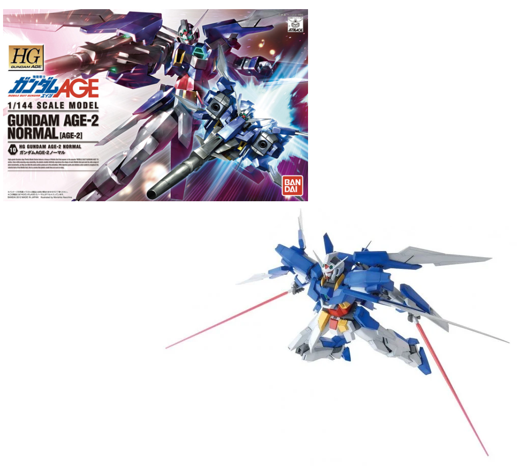 GUNDAM - Model Kit - High Grade - AGE-2 Normal