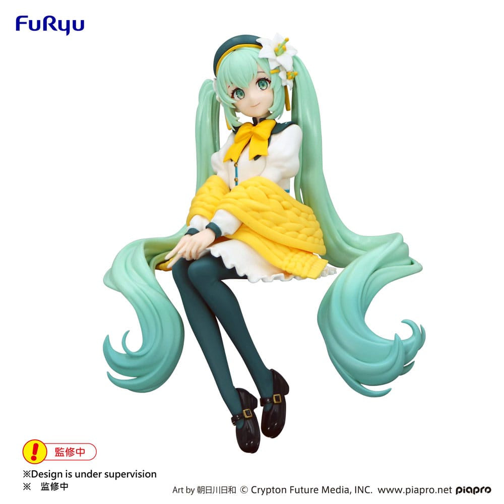 HATSUNE MIKU - Flower Fairy Lily White - Statue Noodle Stopper 14cm