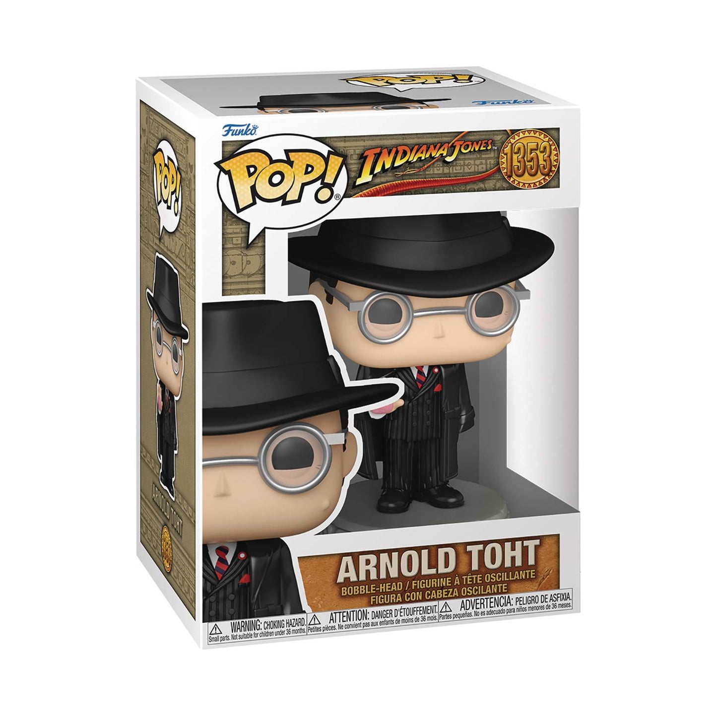 POP! Movies: Indiana Jones - Raiders of The Lost Ark #1353 Arnold Toht Vinyl Figure