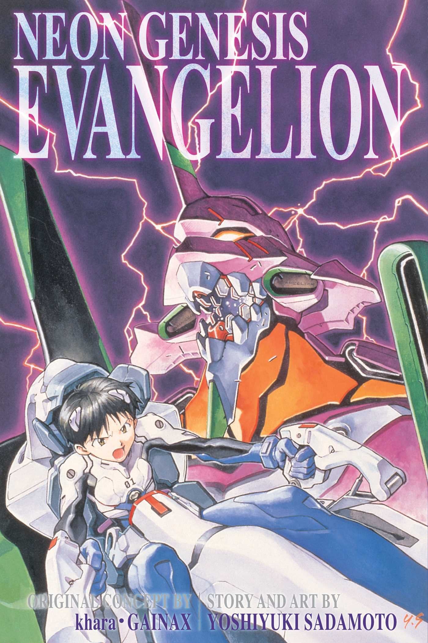 Neon Genesis Evangelion (Paperback) Vol. 01 (Vol 1-2-3)