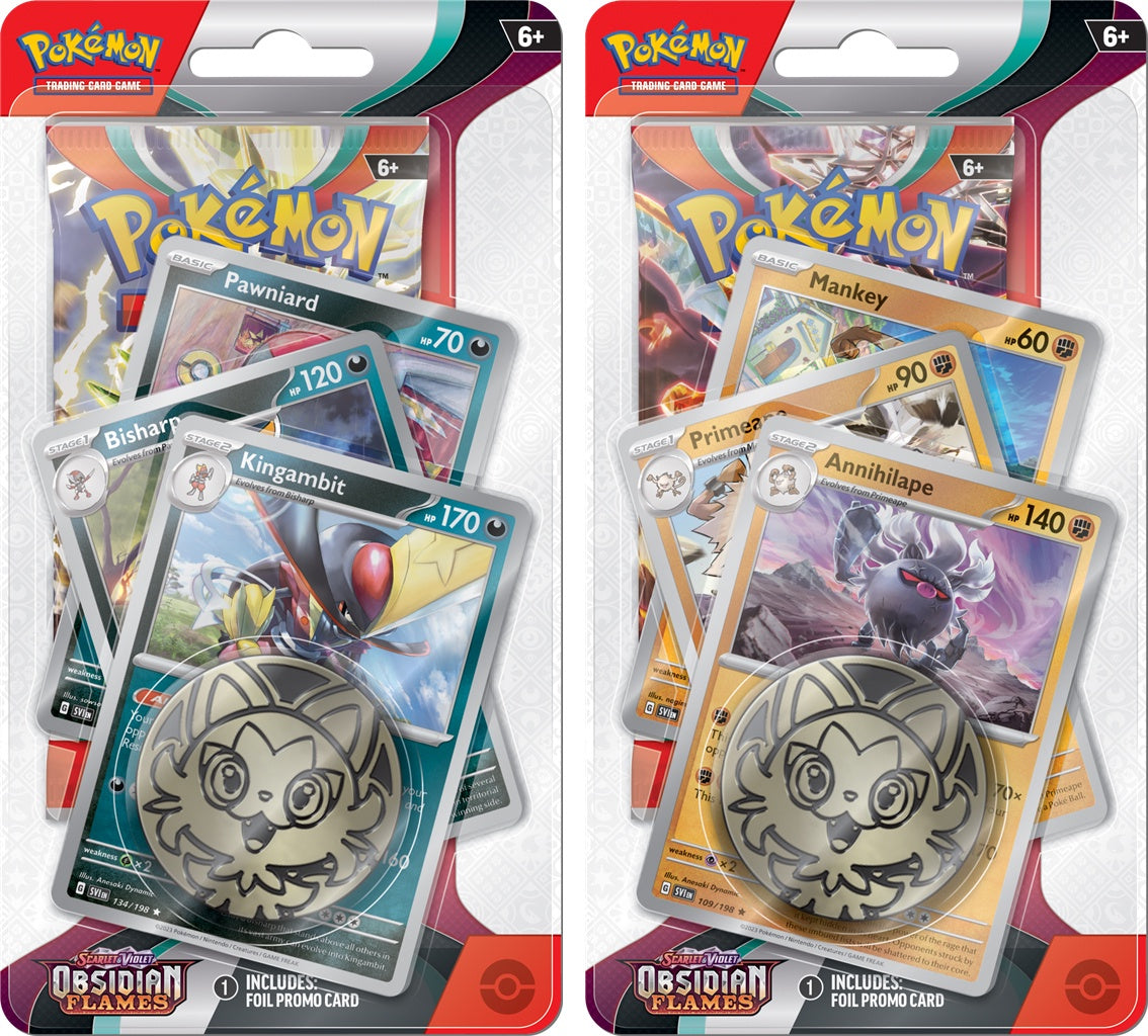 Pokémon TCG: Scarlet & Violet 3 - Obsidian Flames - (Premium Checklane) Blister Pack (Assortment)
